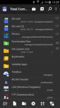 Total Commander - file manager MOD APK (Unlocked) v3.50d screenshot 1