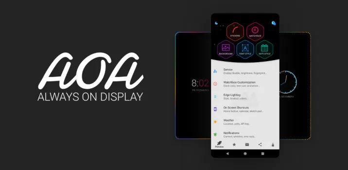 AOA: Always on Display MOD APK (Unlocked, Pro) v7.1.2 screenshot 1