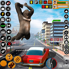 Angry Gorilla City Attack MOD APK (Remove ads, Unlimited money)