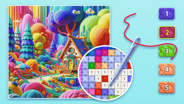 Cross Stitch: Color by Number MOD APK (Unlimited money, Unlocked, Full) v2.6.6 screenshot 3