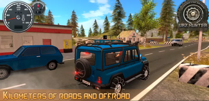 Russian Car Driver Uaz Hunter MOD APK (Unlimited money, Mod Menu, Unlimited) v0.9.99 screenshot 32