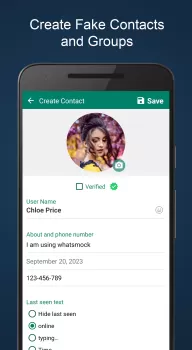 Fake Chat ChatsMock Text Prank MOD APK (Remove ads) v1.9.5 screenshot 2