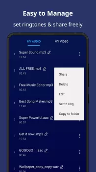 Music Audio Editor, MP3 Cutter MOD APK (Unlocked, Pro) v2.8.0.2 screenshot 5