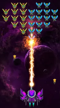 Galaxy Attack: Shooting Game MOD APK (Free purchase, God Mode, High Damage) v59.2 screenshot 3