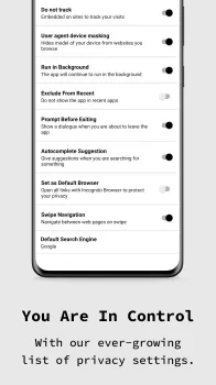 Incognito Browser MOD APK (Unlocked, Premium) v60.9.112 screenshot 8