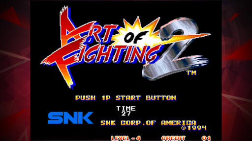 ART OF FIGHTING 2 ACA NEOGEO