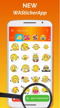 Big Emoji sticker for WhatsApp MOD APK (Unlocked, Premium) v12.6.0 screenshot 2