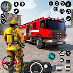 Firefighter :Fire Brigade Game MOD APK (Remove ads, Unlimited money)