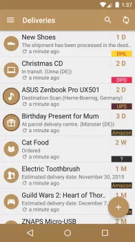 Deliveries Package Tracker MOD APK (Unlocked, Pro) v5.8.1 screenshot 1