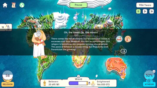 Religion Inc. The game god sim MOD APK (Remove ads, Premium, Plus, Mod Menu) v1.3.7.00 screenshot 7