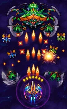 Galaxiga Arcade Shooting Game MOD APK (God Mode, High Damage, Mod speed) v24.98 screenshot 13