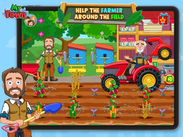 My Town Farm Animal game