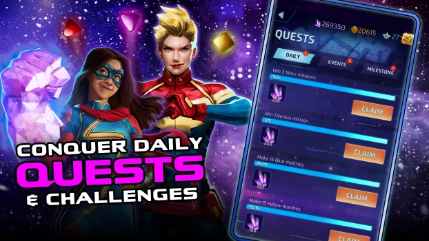 MARVEL Puzzle Quest: Match RPG MOD APK (Remove ads) v302.677972 screenshot 6