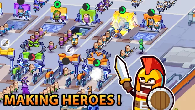Hero Making Tycoon: Idle Games MOD APK (Mod Menu, Invincible) v2.1.19 screenshot 2