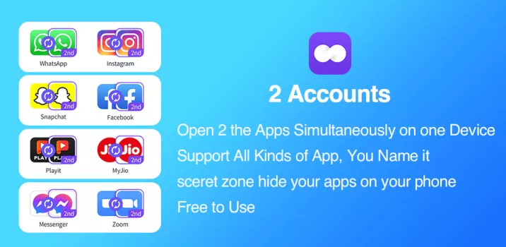 2Accounts - Dual Apps Space MOD APK (Unlocked, VIP) v3.9.6 screenshot 5