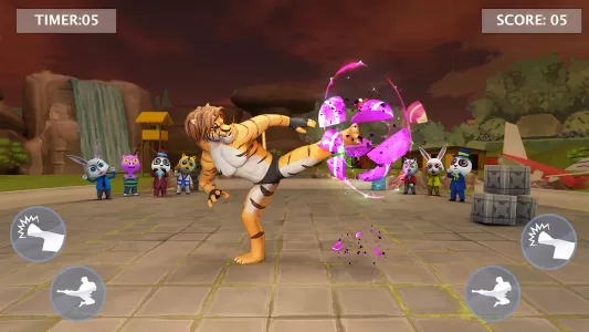 Kung Fu Animal: Fighting Games MOD APK (Remove ads, Mod speed) v1.9.9 screenshot 26