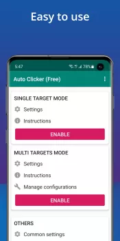 Auto Clicker - Automatic tap MOD APK (Unlocked, Pro) v2.1.4 screenshot 1