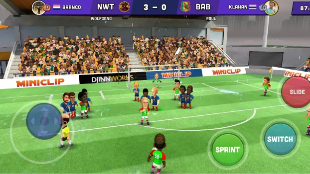 Mini Football - Soccer Games MOD APK (Remove ads, Endless, Weak enemy, Mod speed) v3.3.0 screenshot 2