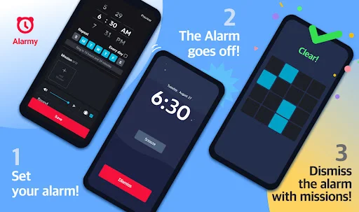 Alarmy - Alarm Clock & Sleep