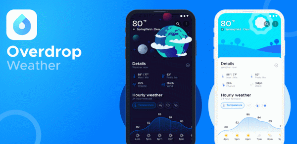 Overdrop: Weather today, radar