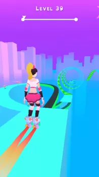 Sky Roller: Rainbow Skating MOD APK (Unlimited money) v1.28.3 screenshot 2