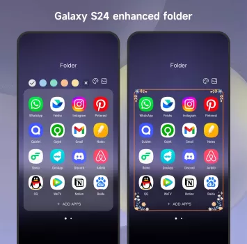 Cool S24 Launcher Galaxy OneUI MOD APK (Unlocked, Prime) v4.8.1 screenshot 2