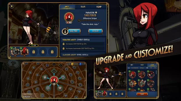 Skullgirls: Fighting RPG MOD APK (Mod Menu, High Damage, Invincible) v6.5.0 screenshot 4