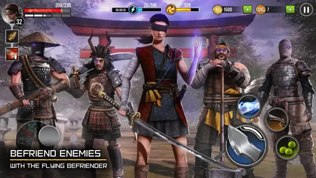 Ninja Ryuko: Shadow Ninja Game MOD APK (God Mode) v1.4.2 screenshot 5