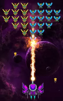 Galaxy Attack: Shooting Game MOD APK (Free purchase, God Mode, High Damage) v59.2 screenshot 11