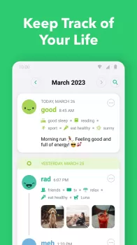 Daylio Journal - Mood Tracker MOD APK (Unlocked, Premium) v1.58.0 screenshot 4