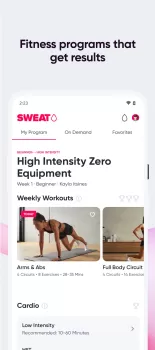 Sweat: Fitness App For Women MOD APK (Unlocked, Premium) v7.3 screenshot 2