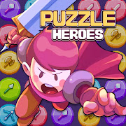 Puzzle Heroes: RPG Match Quest MOD APK (Paid for free, Unlimited money, Mod Menu)