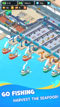 Seafood Inc - Tycoon, Idle MOD APK (Unlimited money, Mod speed) v1.9.34 screenshot 2