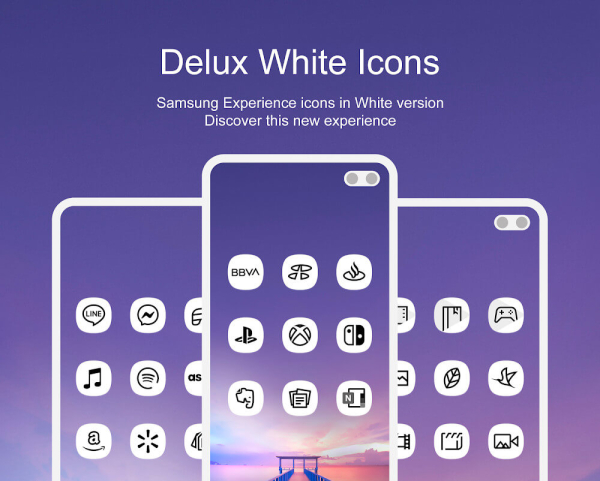 Whiux White - Icon Pack