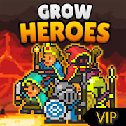 Grow Heroes VIP : Idle Rpg MOD APK (Paid for free, Free purchase, High Damage)