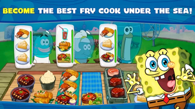 SpongeBob: Krusty Cook-Off MOD APK (Unlimited money) v5.6.1 screenshot 1