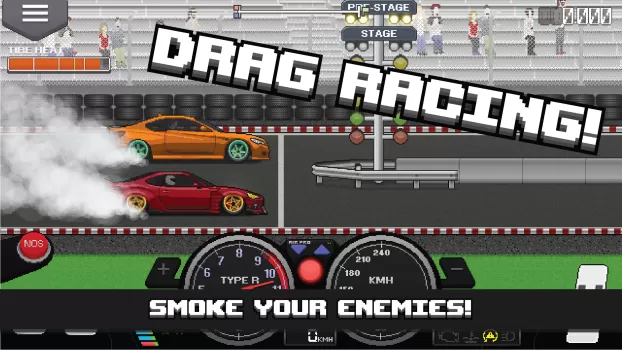 Pixel Car Racer MOD APK (Unlimited money, Infinite) v1.2.5 screenshot 1