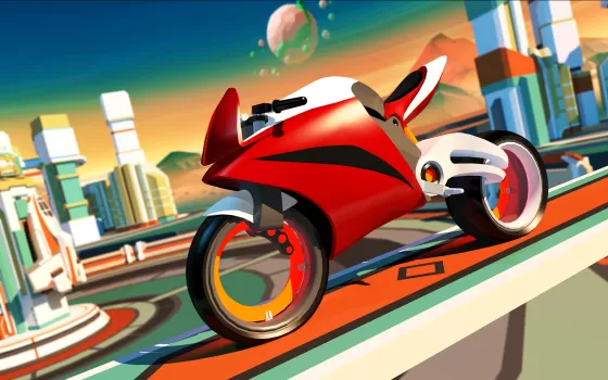 Gravity Rider: Space Bike Race MOD APK (Unlimited money, Free purchase) v1.20.6 screenshot 10