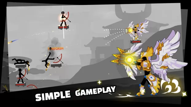 Stickfight Archer MOD APK (Remove ads, Unlimited money) v1.65 screenshot 1